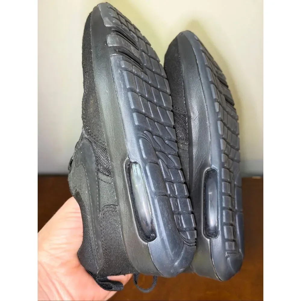 Nike Air Max motif easy slip on all black toddler size 13C
